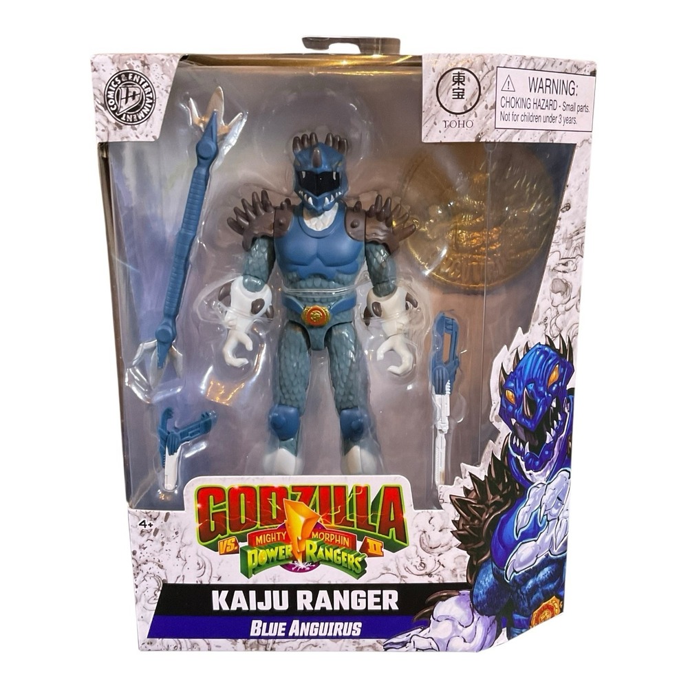 Blue Anguirus Godzilla vs Mighty Morphin Power Rangers Kaiju Exclusive In Hand